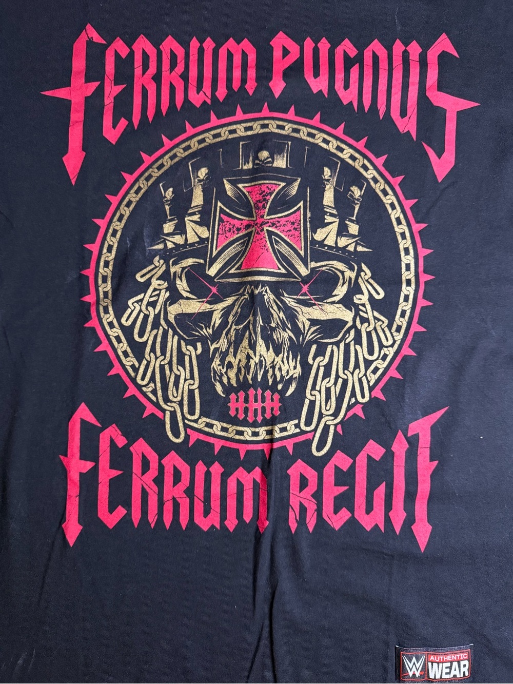 WWE Triple H "Iron Fist, Iron Rule" merchandise shirt size large - Picture 7 of 9
